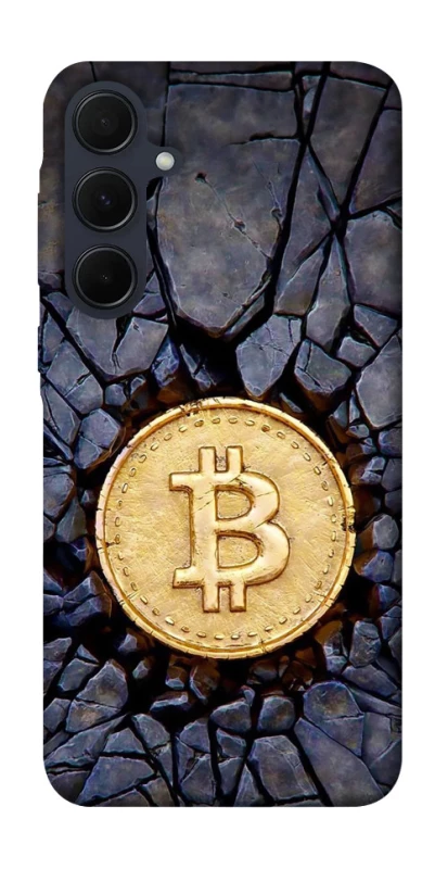 Чохол на Samsung Galaxy A55 Bitcoin cracks фото 1 з 1