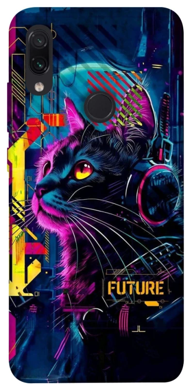 Чехол на Xiaomi Redmi Note 7 / Note 7 Pro / Note 7s Cyber Cat v2 фото 1 из 1