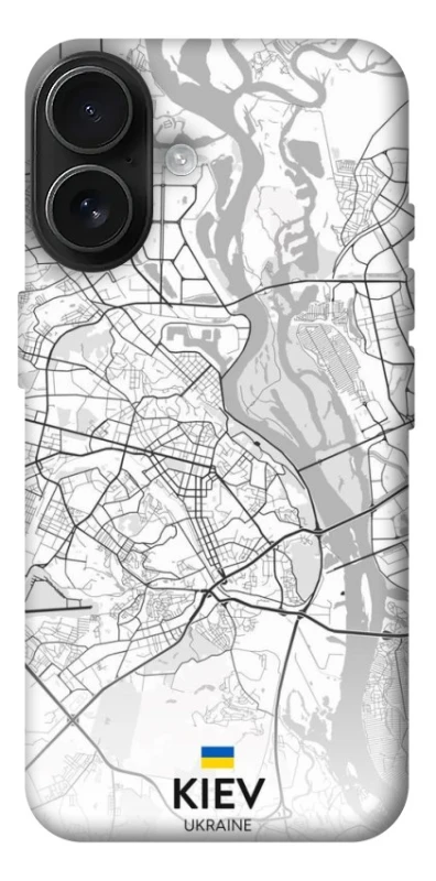 Чохол на Apple iPhone 17 (6.3") Kiev white map фото 1 з 1
