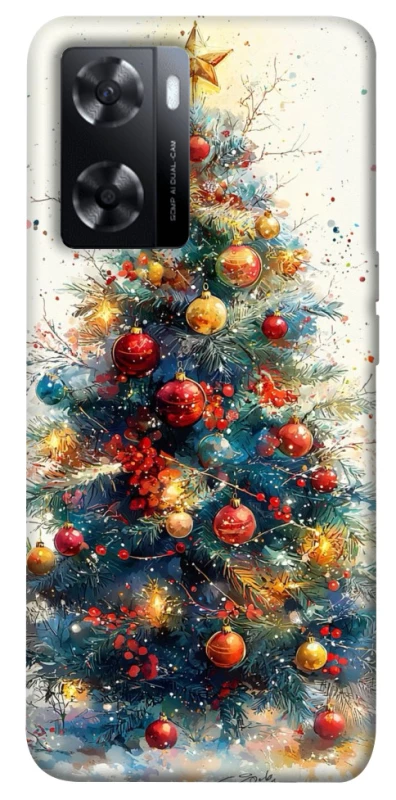 Чехол на Oppo A57s Новогодний v36 фото 1 из 1