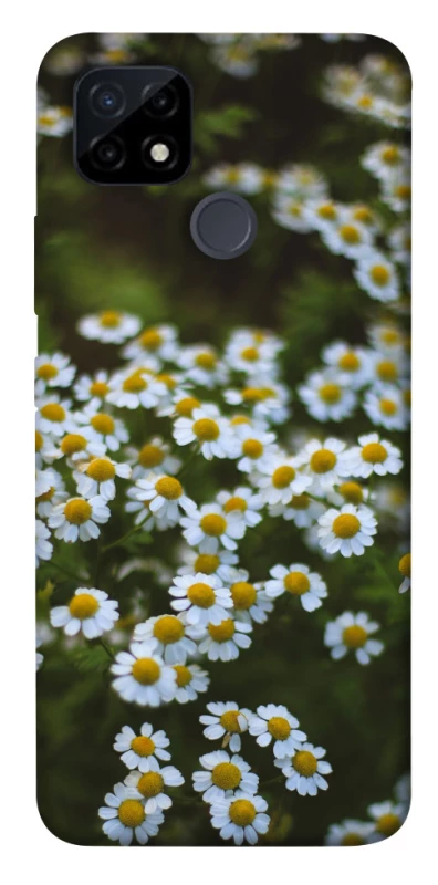 Чехол на Realme C25Y Ромашки v13 фото 1 из 1