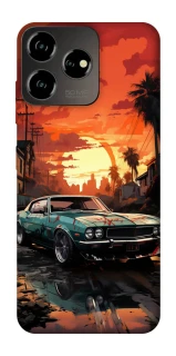 Чехол на ZTE Blade V50 Design 4G Car at sunset фото 1 из 1