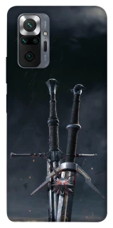 Чехол на Xiaomi Redmi Note 10 Pro Мечи Ведьмака фото 1 из 1