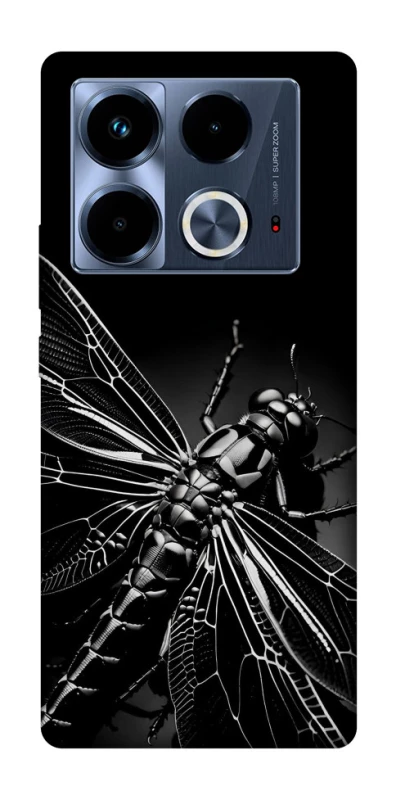 Чохол на Infinix Note 40 4G Black dragonfly фото 1 з 1