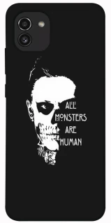 Чехол на Samsung Galaxy A03 All Monsters are Human фото 1 из 1