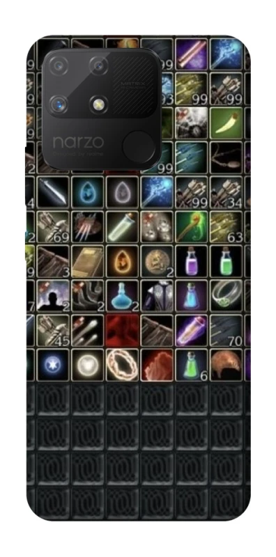 Чохол на Realme Narzo 50A Inventory menu ver.2 фото 1 з 1