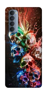 Чохол на Oppo Reno 4 Pro Skulls фото 1 з 1