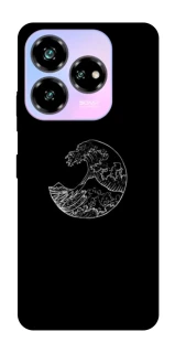 Чехол на ZTE Nubia V60 Black tsunami фото 1 Чехол на ZTE Nubia V60 Black tsunami фото 1 из 1