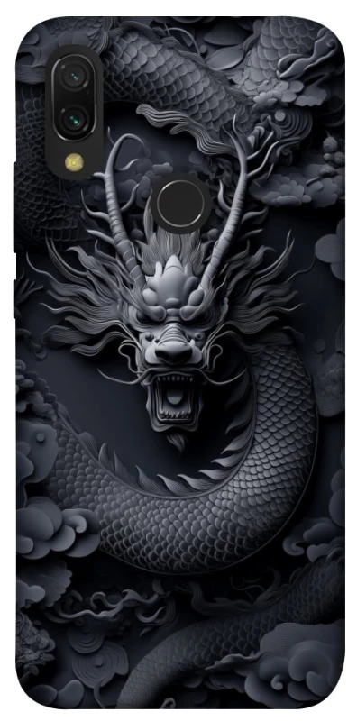 Чехол на Xiaomi Redmi 7 black dragon фото 1 из 1