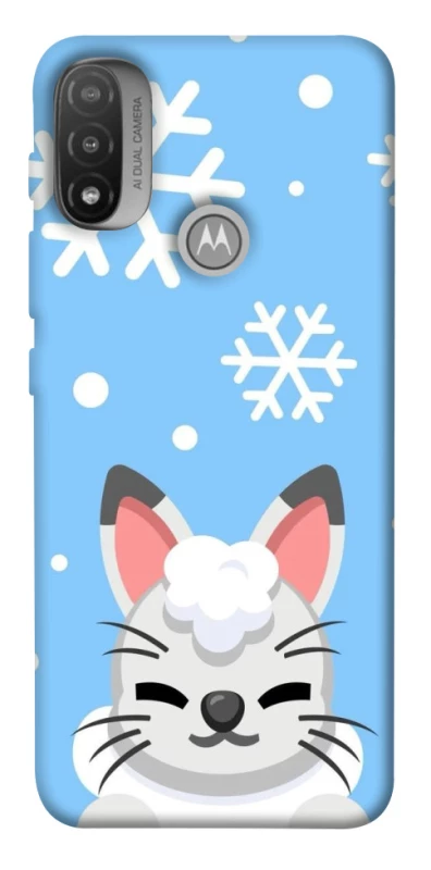 Чохол на Motorola Moto E20 Adopt Me Snow Kitty Smile фото 1 з 1