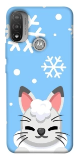 Чохол на Motorola Moto E20 Adopt Me Snow Kitty Smile фото 1 з 1