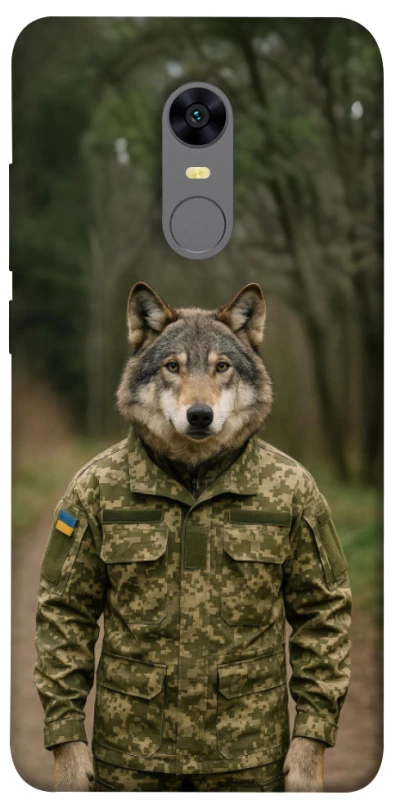 Чохол на Xiaomi Redmi 5 Plus / Redmi Note 5 (Single Camera) Вовк захисник фото 1 з 1