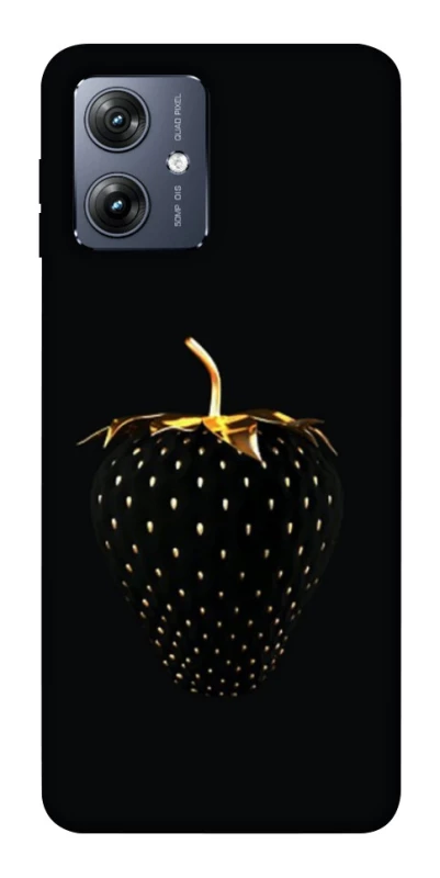 Чохол на Motorola Moto G54 Чорна полуниця фото 1 Чохол на Motorola Moto G54 Чорна полуниця фото 1 з 1