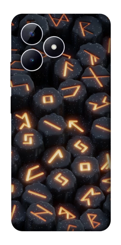 Чехол на Realme Note 50 5G Огненые руны фото 1 из 1