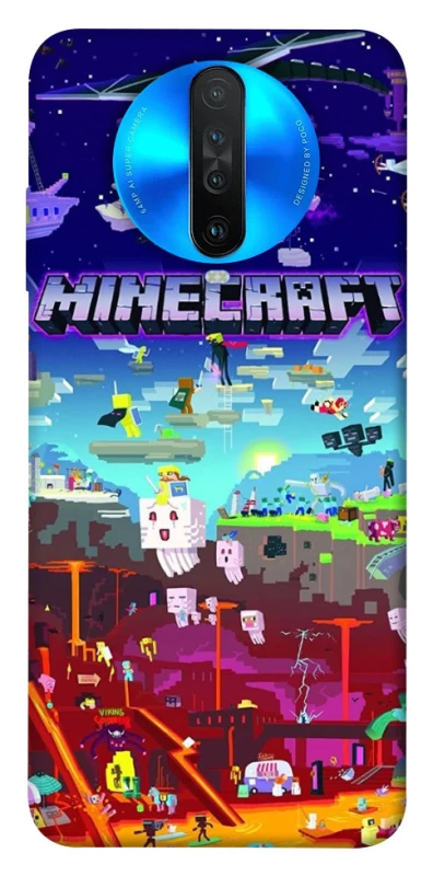 Чохол на Xiaomi Redmi K30 Minecraft world фото 1 з 1
