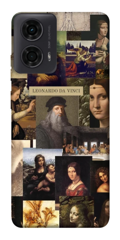 Чохол на Motorola Moto G04 Leonardo da Vinci фото 1 з 1