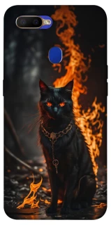 Чехол на Oppo A5s Огненный кот фото 1 из 1