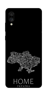 Чехол на ZTE Blade A5 (2020) Ukraine black map фото 1 из 1