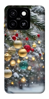 Чехол на ZTE Blade A55 4G Новогодний v48 фото 1 из 1