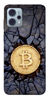 Чохол на Motorola Moto G23 Bitcoin cracks фото 1 Чохол на Motorola Moto G23 Bitcoin cracks фото 1 з 1