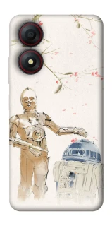 Чохол на ZTE Blade A34 4G Star Wars robots фото 1 з 1