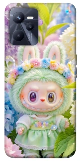 Чехол на Realme C35 Labubu & Flowers ver.2 фото 1 из 1