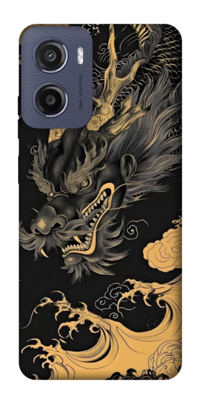 Чохол на Motorola Moto G05 gold dragon фото 1 з 1