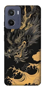 Чохол на Motorola Moto G05 gold dragon фото 1 з 1