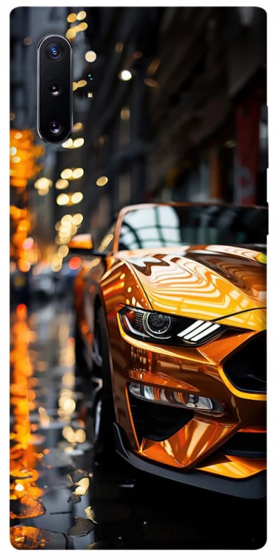 Чохол на Samsung Galaxy Note 10 Plus Golden sports car фото 1 з 1