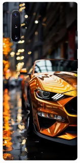 Чохол на Samsung Galaxy Note 10 Plus Golden sports car фото 1 з 1