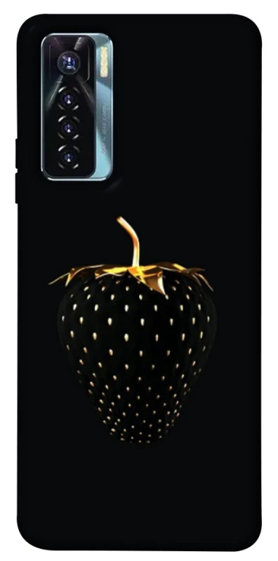 Чехол на TECNO Camon 17 Pro Черная клубника фото 1 из 1