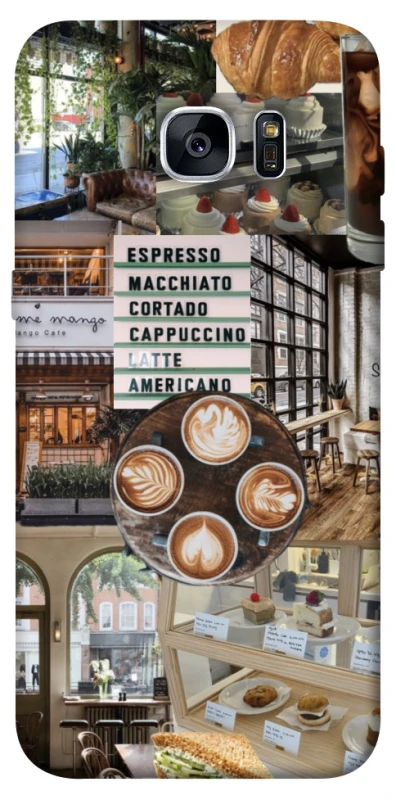 Чохол на Samsung G935F Galaxy S7 Edge Coffee collage ver.5 фото 1 з 1