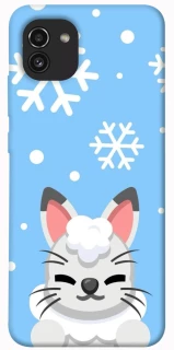 Чохол на Samsung Galaxy A03 Adopt Me Snow Kitty Smile фото 1 з 1