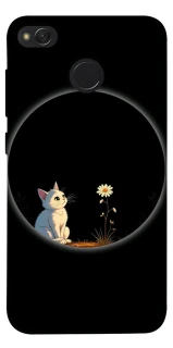 Чехол на Xiaomi Redmi 4X Cat and flower фото 1 из 1