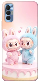 Чехол на TECNO Spark 8P Labubu Twins фото 1 из 1