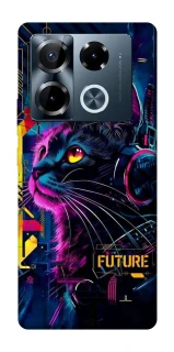 Чехол на Infinix Note 40 Pro 4G Cyber Cat v2 фото 1 из 1