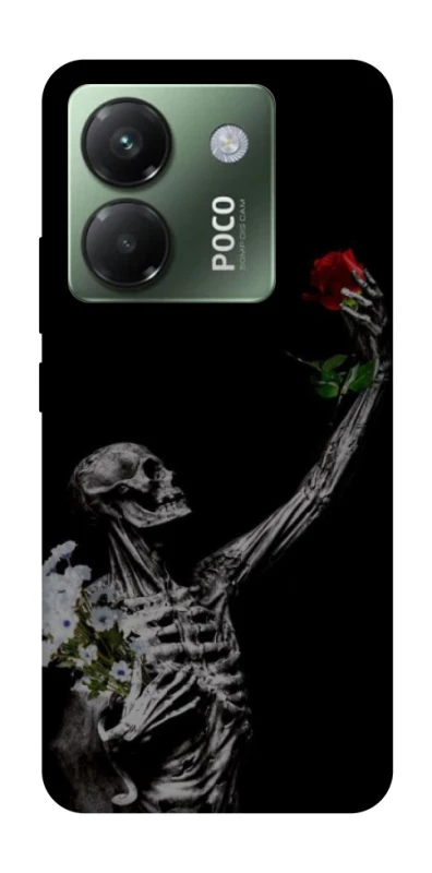 Чехол на Xiaomi Poco M7 pro 5G Skeleton vs Rose фото 1 из 1