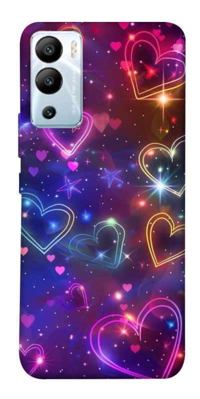Чохол на Infinix Hot 12i Drawn hearts фото 1 з 1