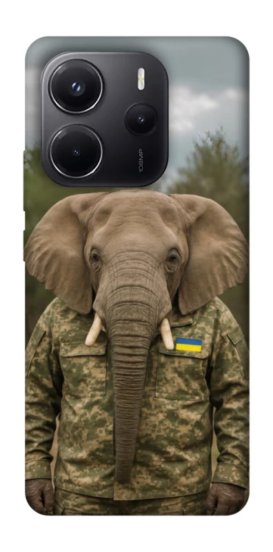 Чохол на Xiaomi Redmi Note 14 4G (Europe version) Слон захисник фото 1 з 1