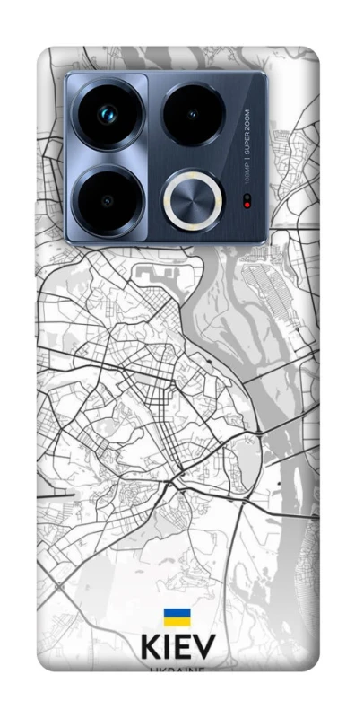 Чохол на Infinix Note 40 4G Kiev white map фото 1 з 1