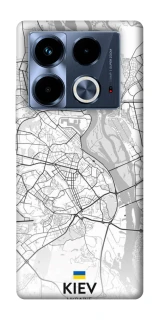 Чохол на Infinix Note 40 4G Kiev white map фото 1 з 1