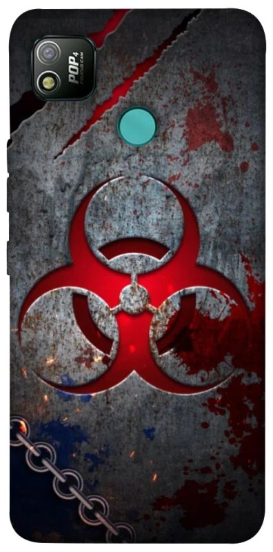 Чехол на TECNO POP 4 Радиация v3 фото 1 из 1