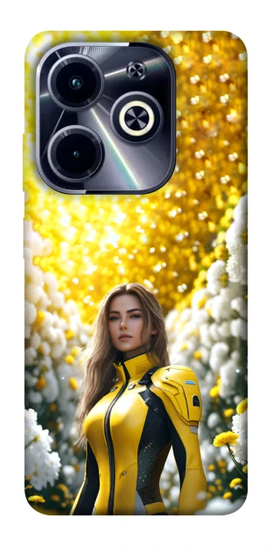 Чохол на Infinix Hot 40i Cyber space girl ver.2 фото 1 з 1