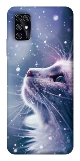 Чехол на ZTE Blade V2020 Smart Snow cat фото 1 из 1