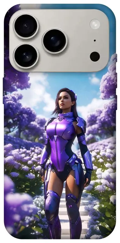 Чехол на Apple iPhone 18 Pro Cyber space girl ver.4 фото 2 из 2