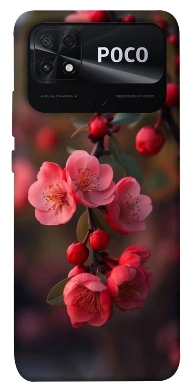 Чехол на Xiaomi Poco C40 Flowers v28 фото 1 из 1