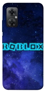 Чохол на Xiaomi Redmi Note 11R Roblox Space Logo Blue фото 1 з 1
