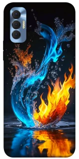 Чехол на TECNO Spark 8P Water And Fire фото 1 из 1