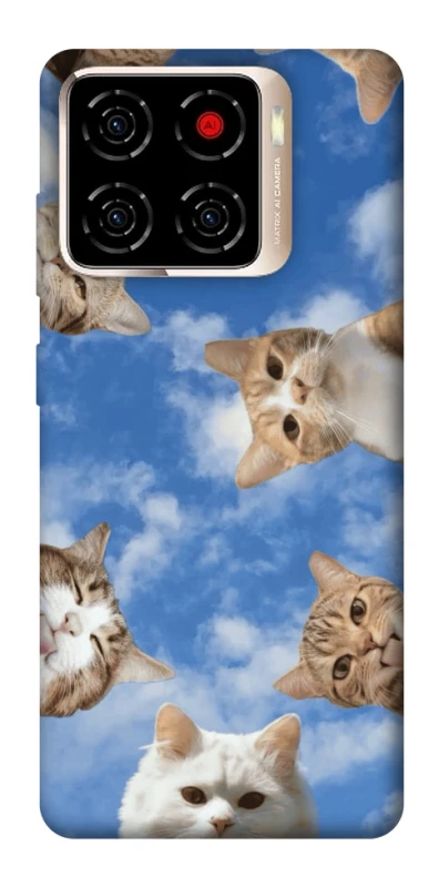 Чохол на ZTE Blade A56 Сats фото 1 з 1