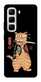 Чохол на Infinix Hot 50 4G Кіт-самурай фото 1 з 1